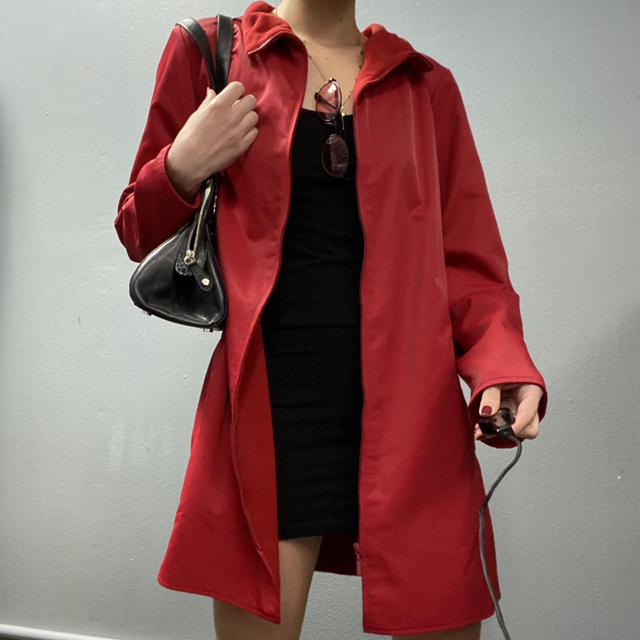 eileen fisher red coat