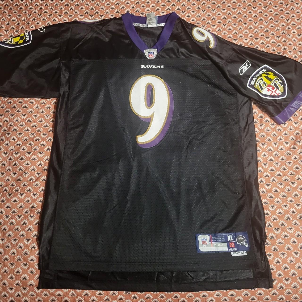 2006 BALTIMORE RAVENS McNAIR #9 REEBOK PREMIER JERSEY (HOME) Y - Classic  American Sports