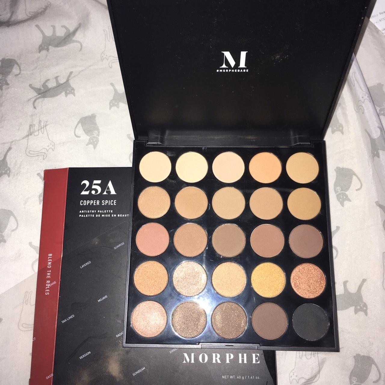 Morphe 25A Copper Spice Pallette. I did lightly dip... Depop
