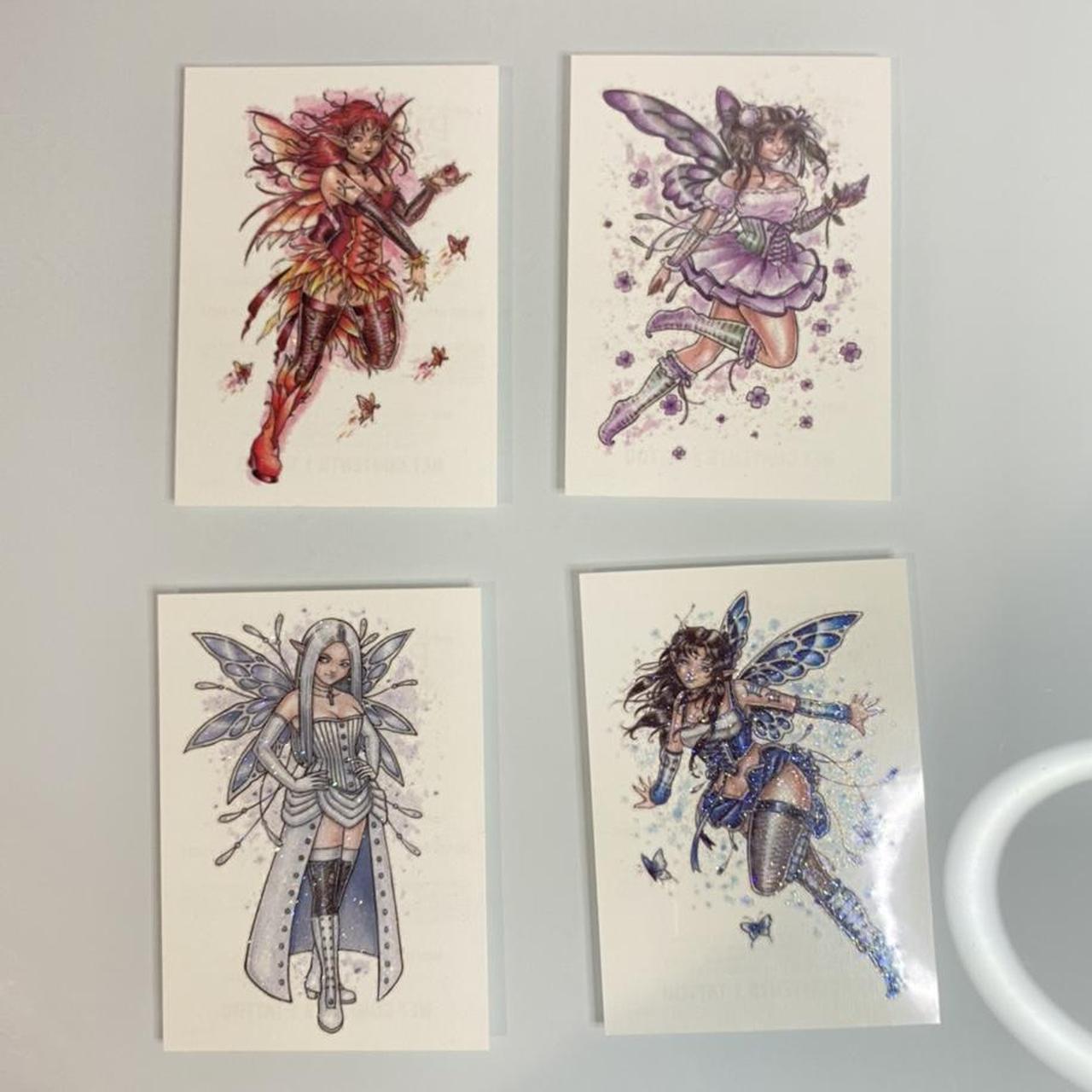 Y2k glitter fairy temporary tattoos lot of 12 You... Depop