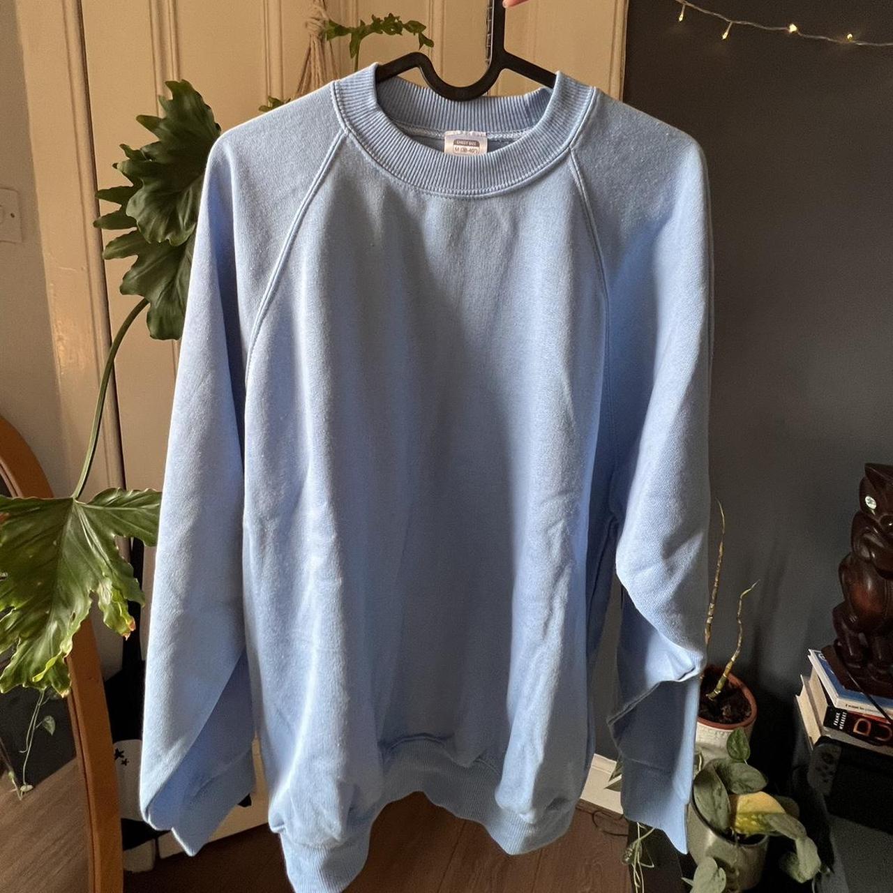 Baby Blue sweatshirt size M / uk8 sweatshirt... Depop