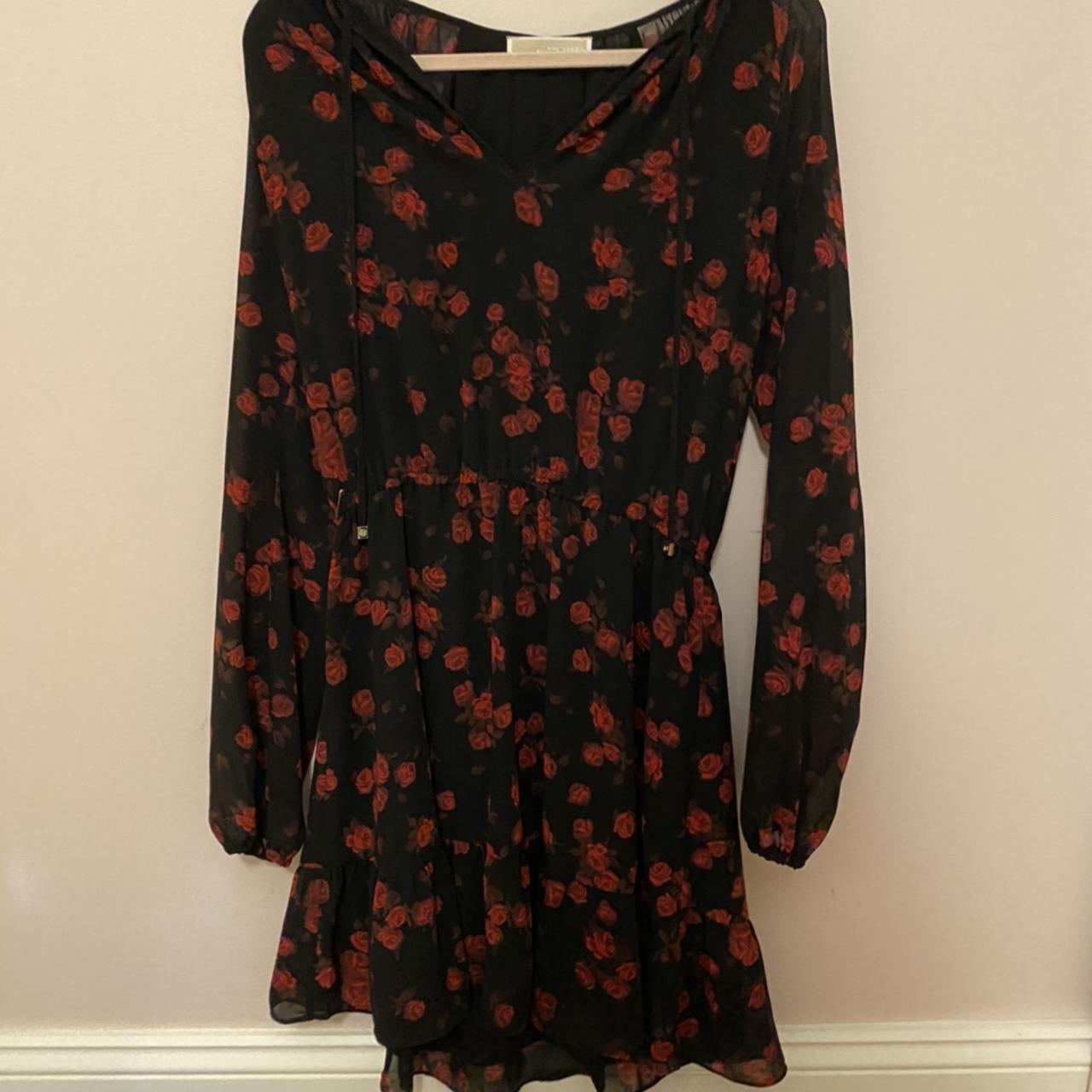 Michael Kors Eden Rose Raglan Dress Long sleeve. Depop