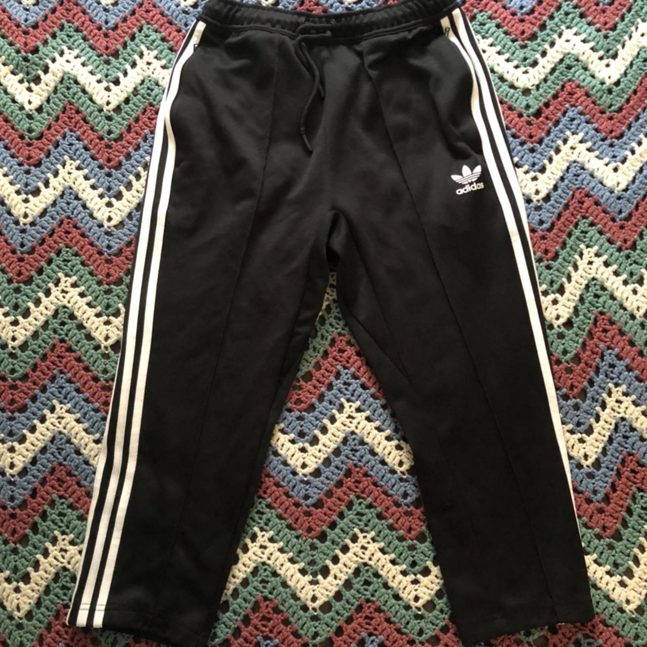 adidas superstar cropped track pants