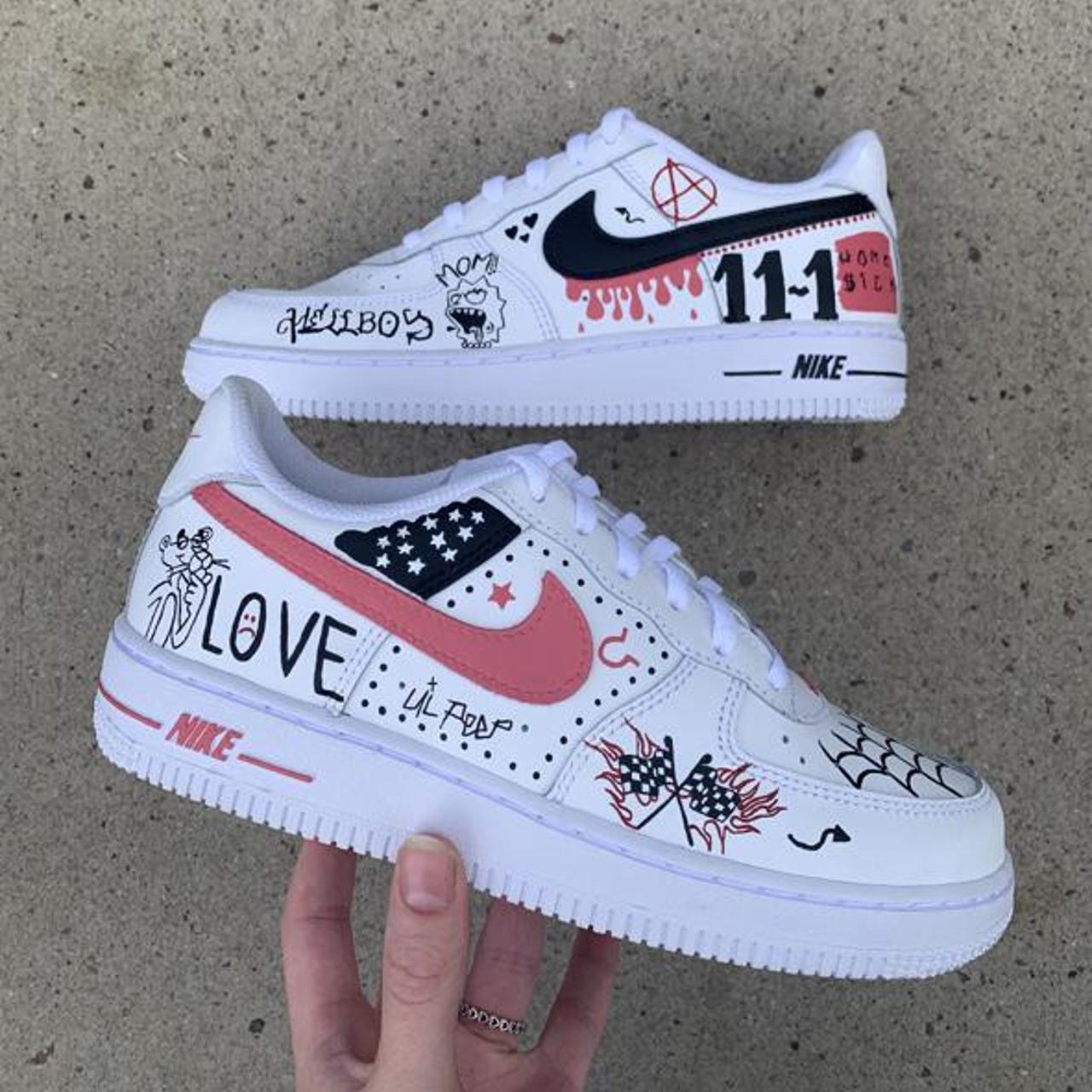 Mens Hand Painted Nike Air Force Ones 6 / Air Force 1 07' Low