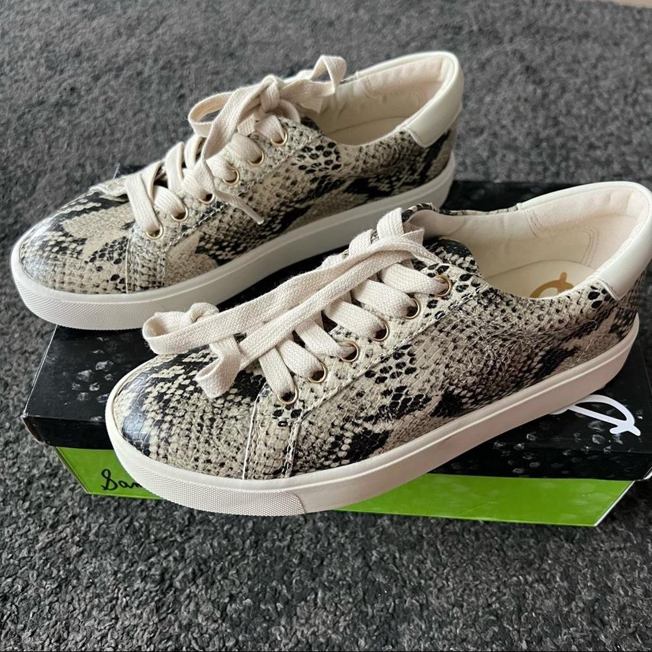 Sam Edelman Ethyl snake print Sneaker Store display