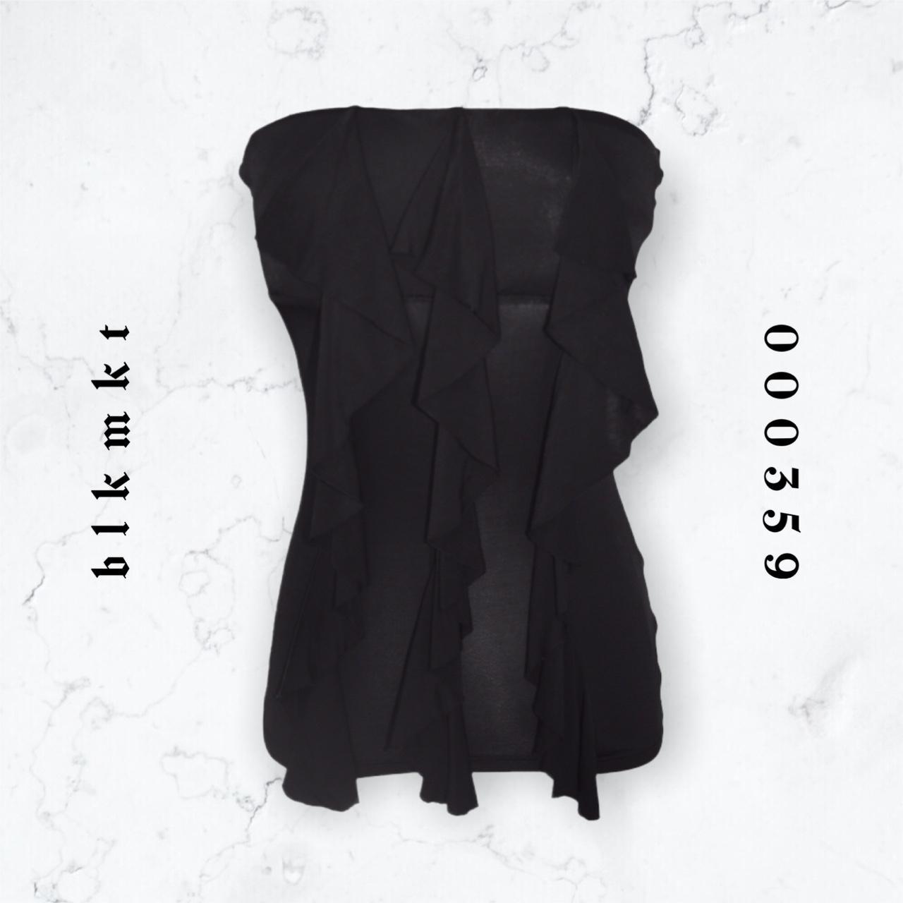 black frilly tops