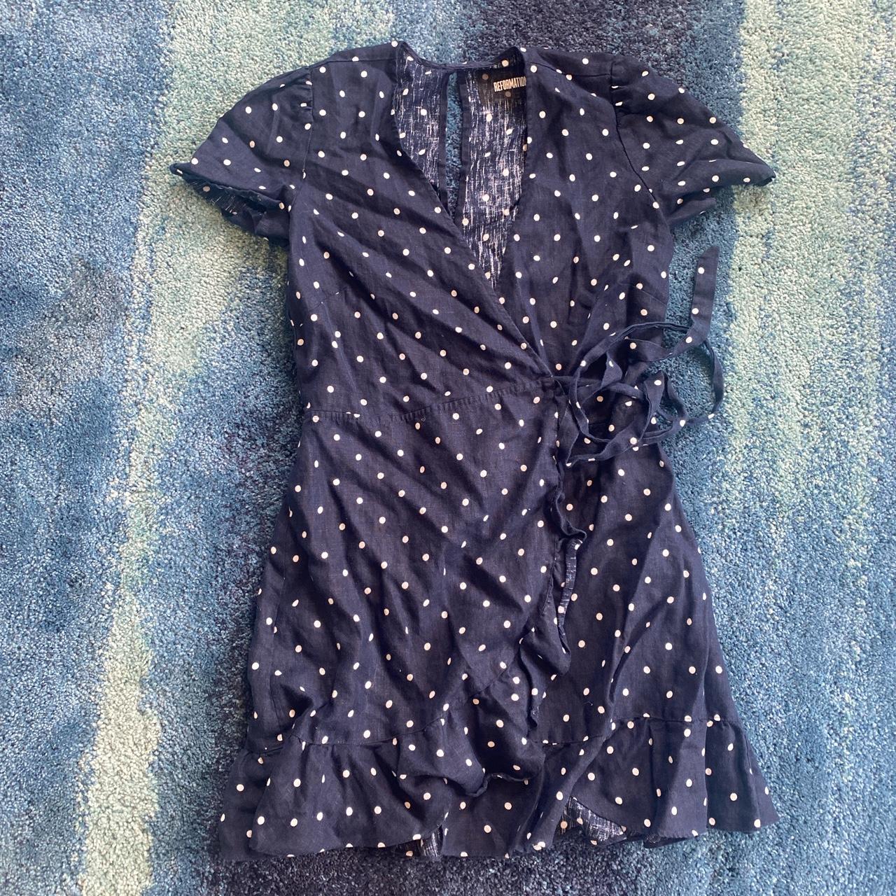 Polka Dot Reformation Sally Wrap Dress Reformation Sally Dress