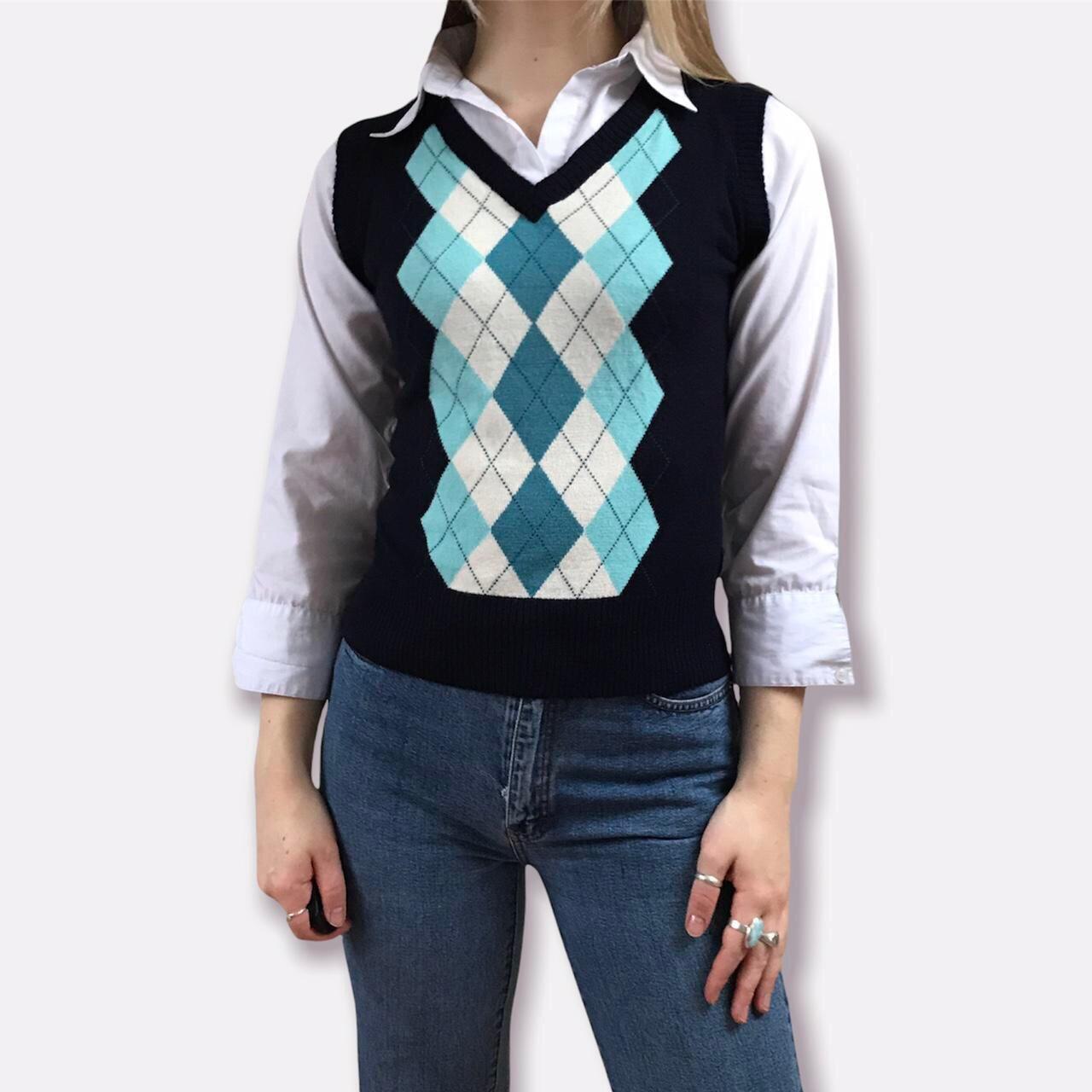 Old navy womens 2024 argyle sweater vests