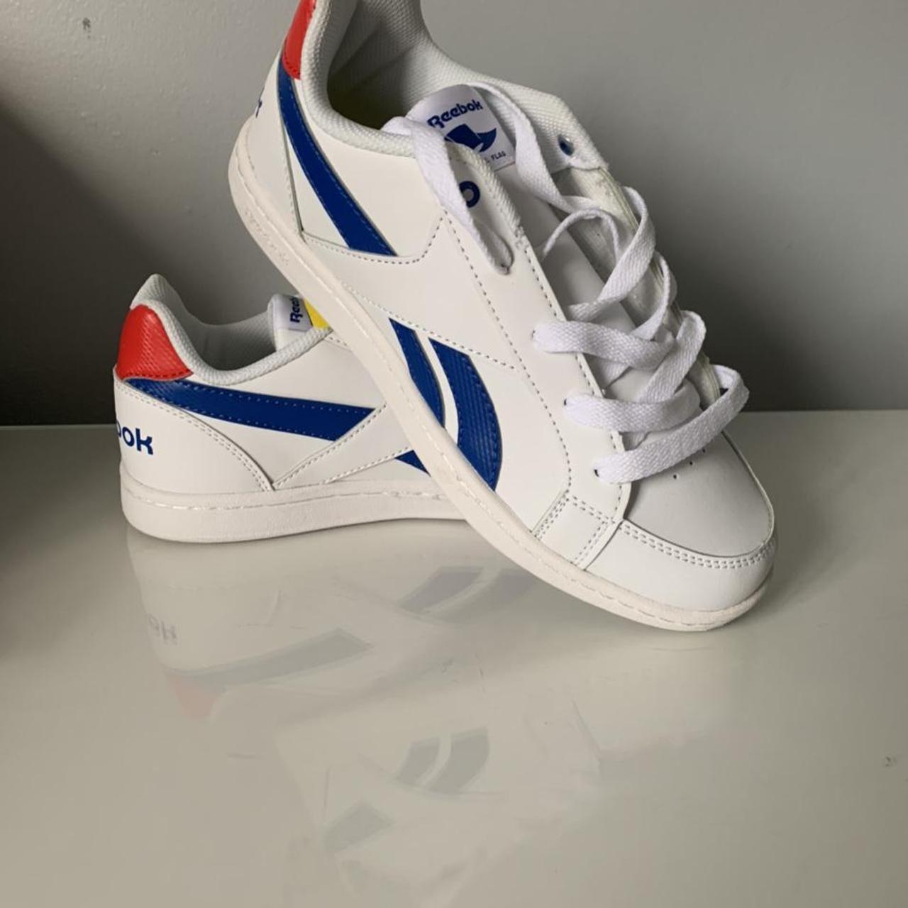 Reebok royal flag white online