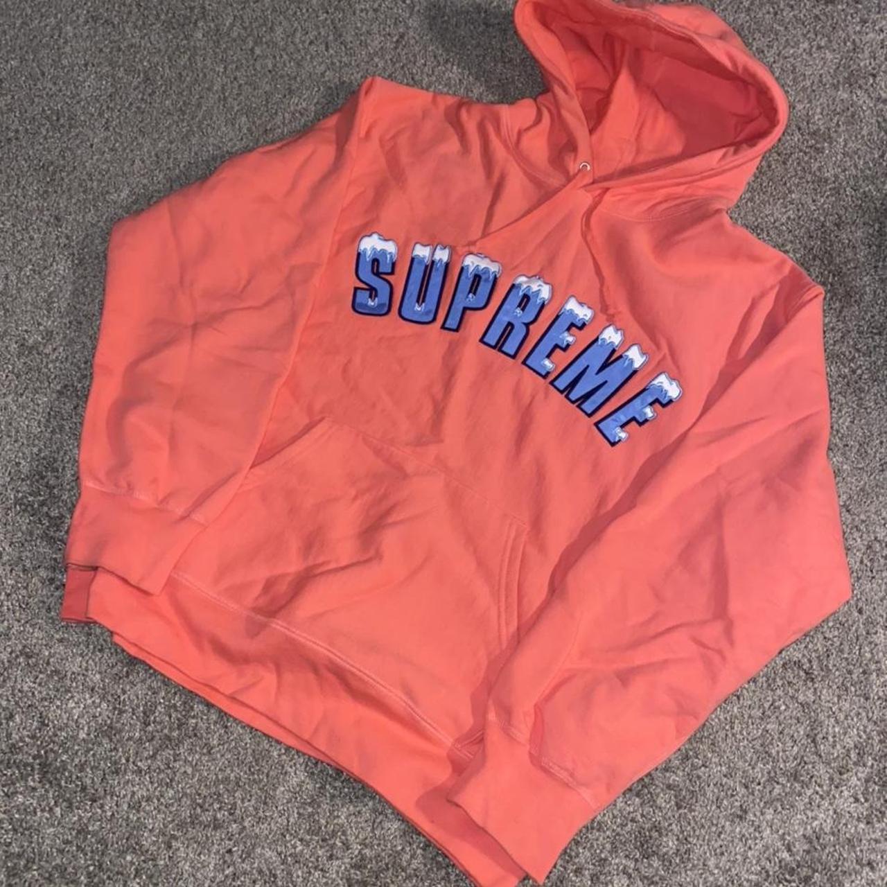 Supreme shop coral hoodie