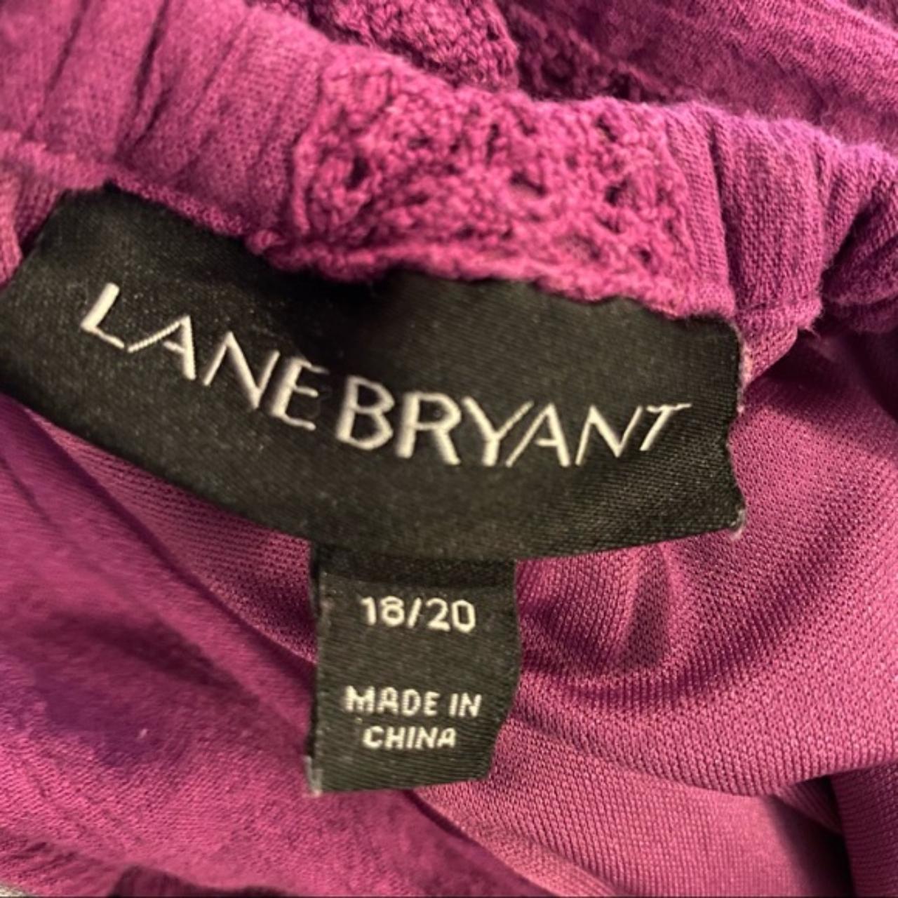 Lane Bryant Gauzy Peasant Dress Purple 18/20 Brand:... - Depop