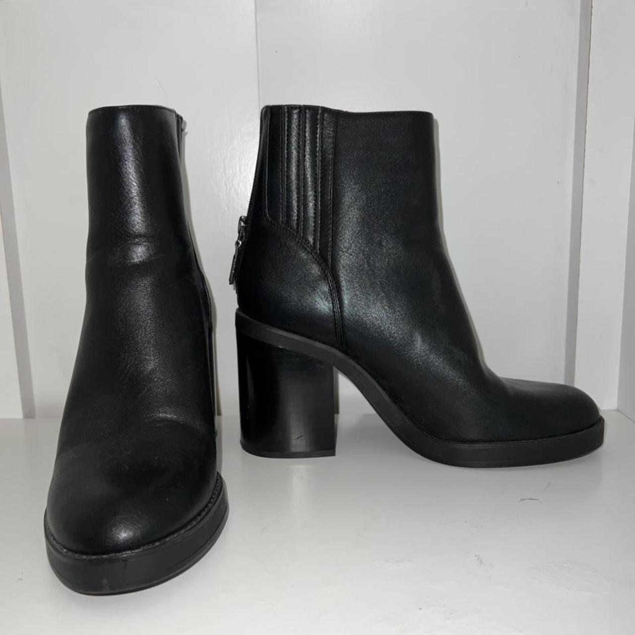 Bershka Black Ankle Boot Size 7 I don’t know why... - Depop