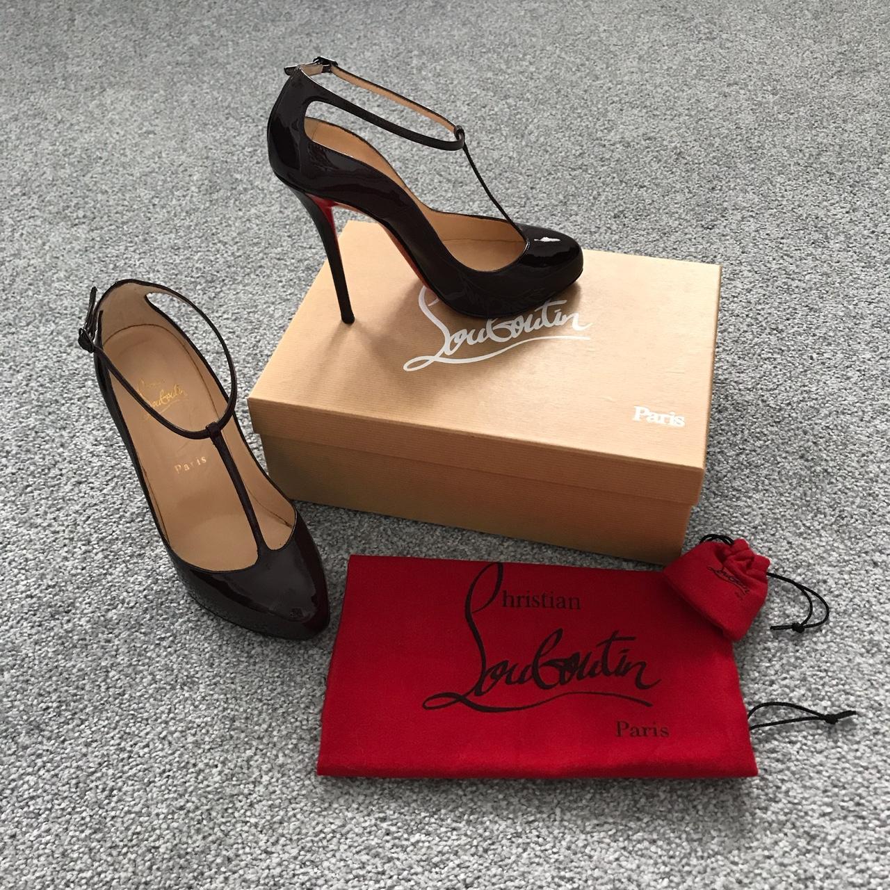 Size 5.5 Christian Louboutin heels. Brand new and - Depop