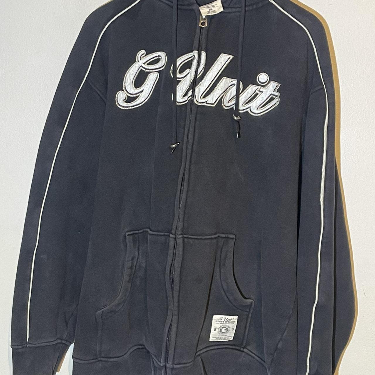 Vintage Y2K G Unit zip up hoodie heavyweight... Depop