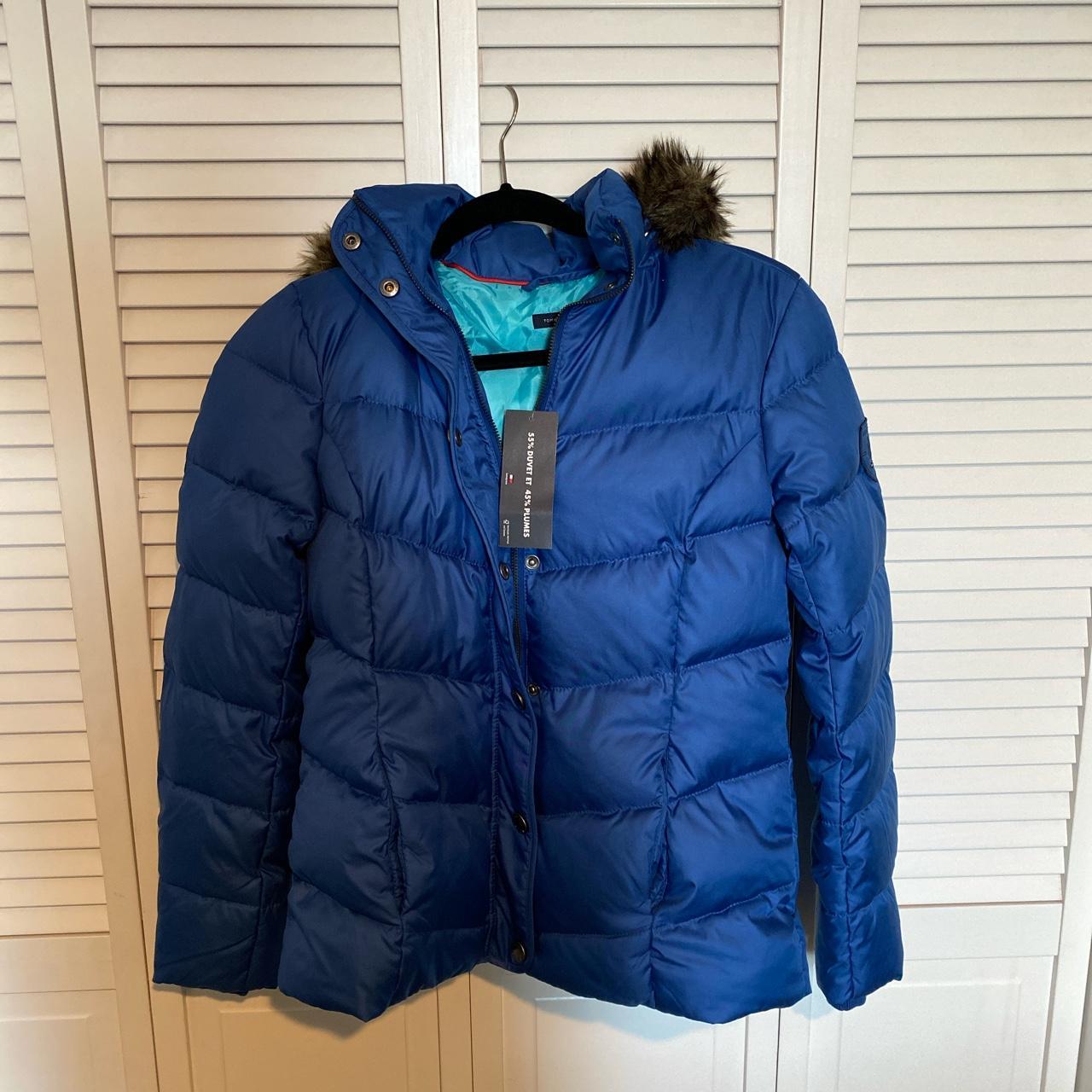 Tommy Hilfiger Women's Blue Jacket | Depop