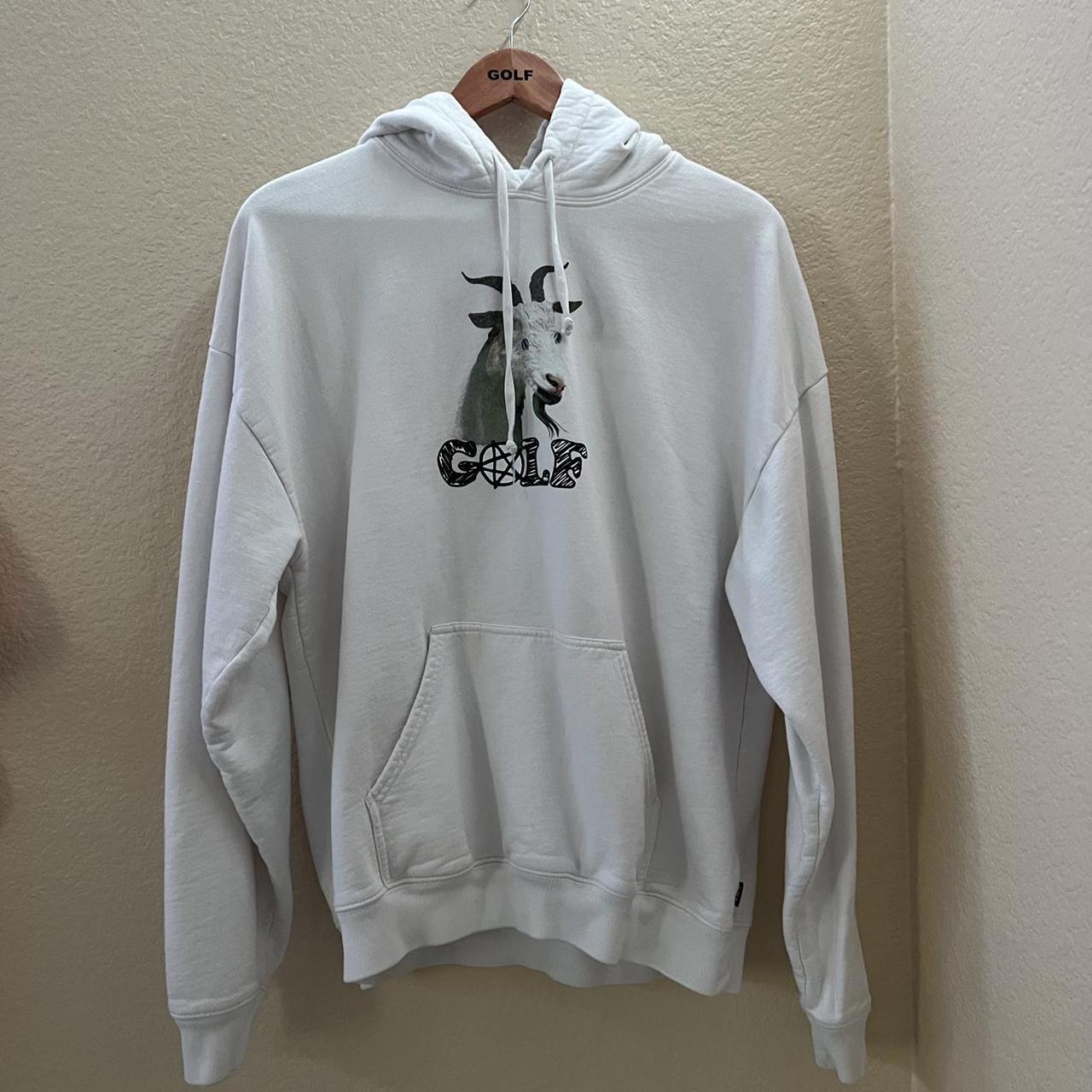 Golf wang sale hoodie white