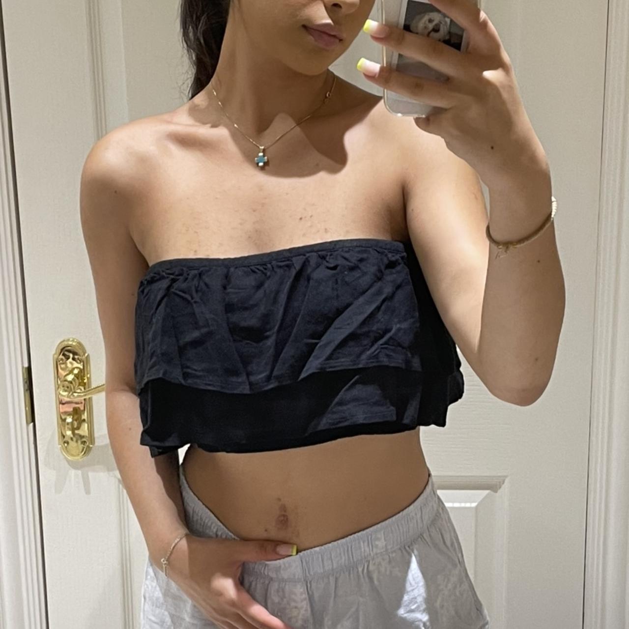 Hollister black shop tube top