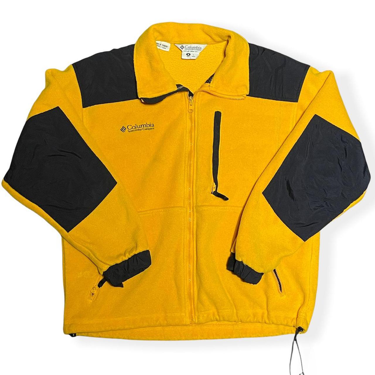 columbia fleece yellow