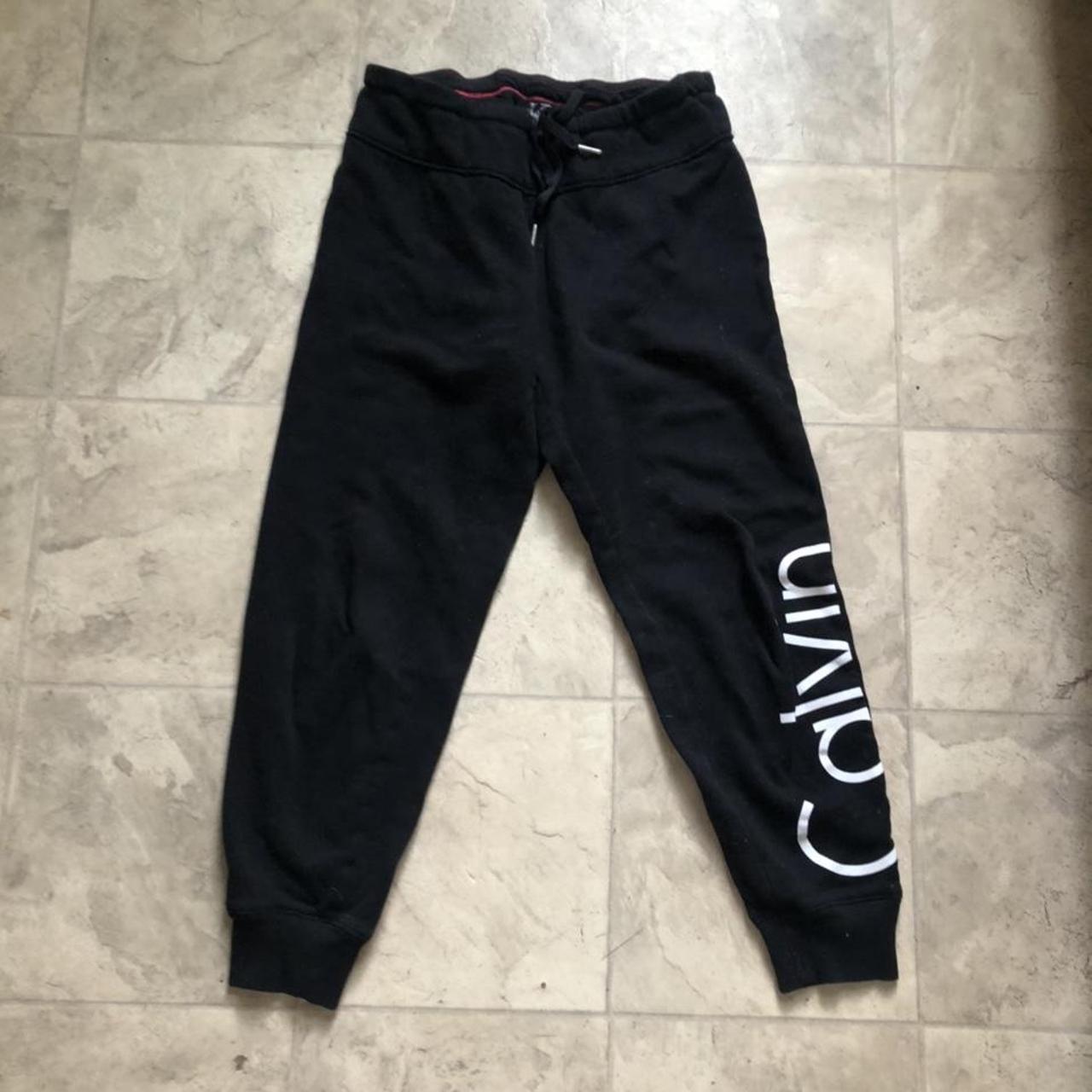 Calvin Klein Women's Black Joggers-tracksuits | Depop