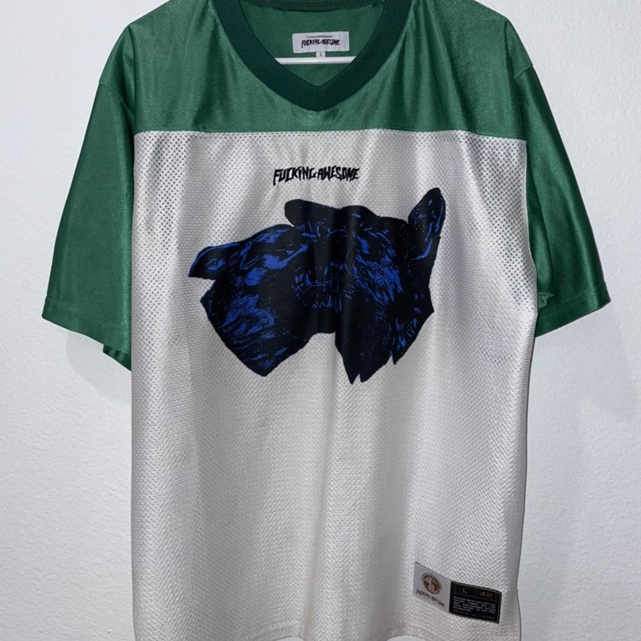 Supreme “freaky” hockey jersey - Condition 9/10 - Depop