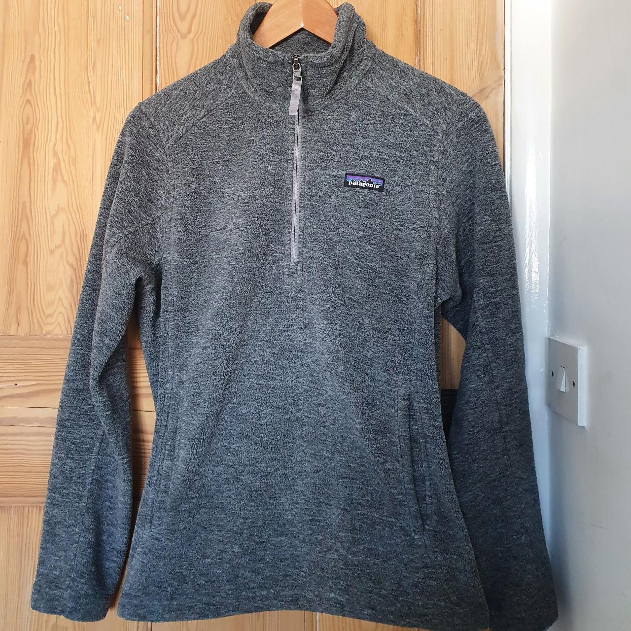 PATAGONIA SYNCHILLA 3/4 ZIP GREY FLEECE - SIZE M... - Depop