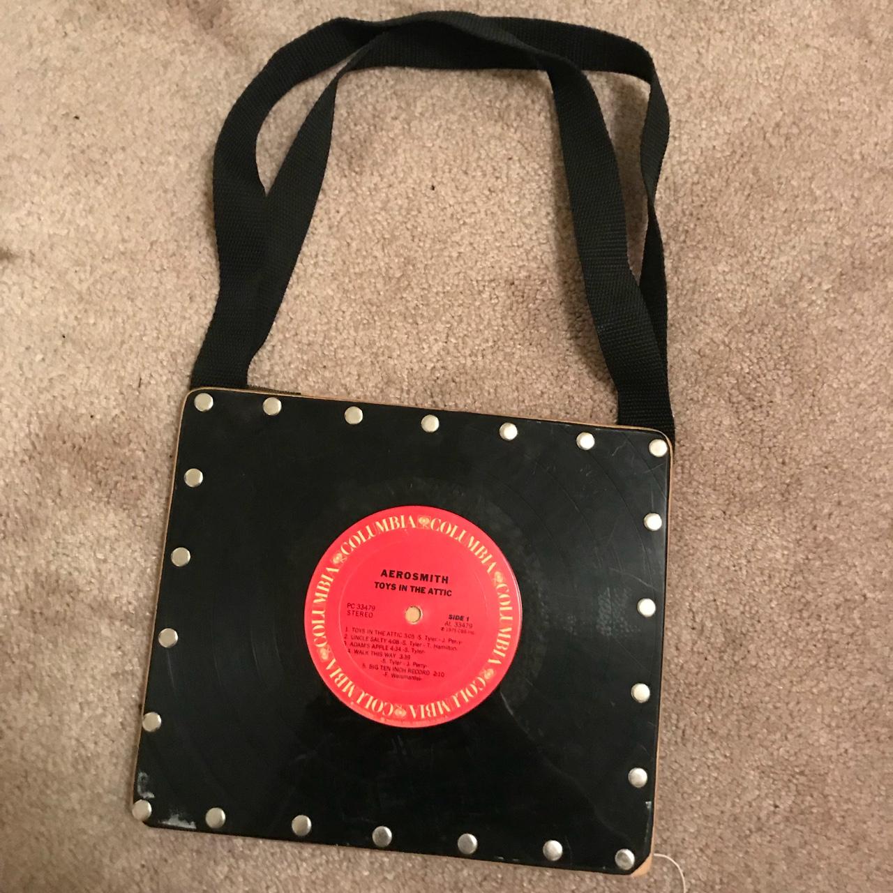 Vintage Aerosmith Vinyl Record Purse Small handbag - Depop
