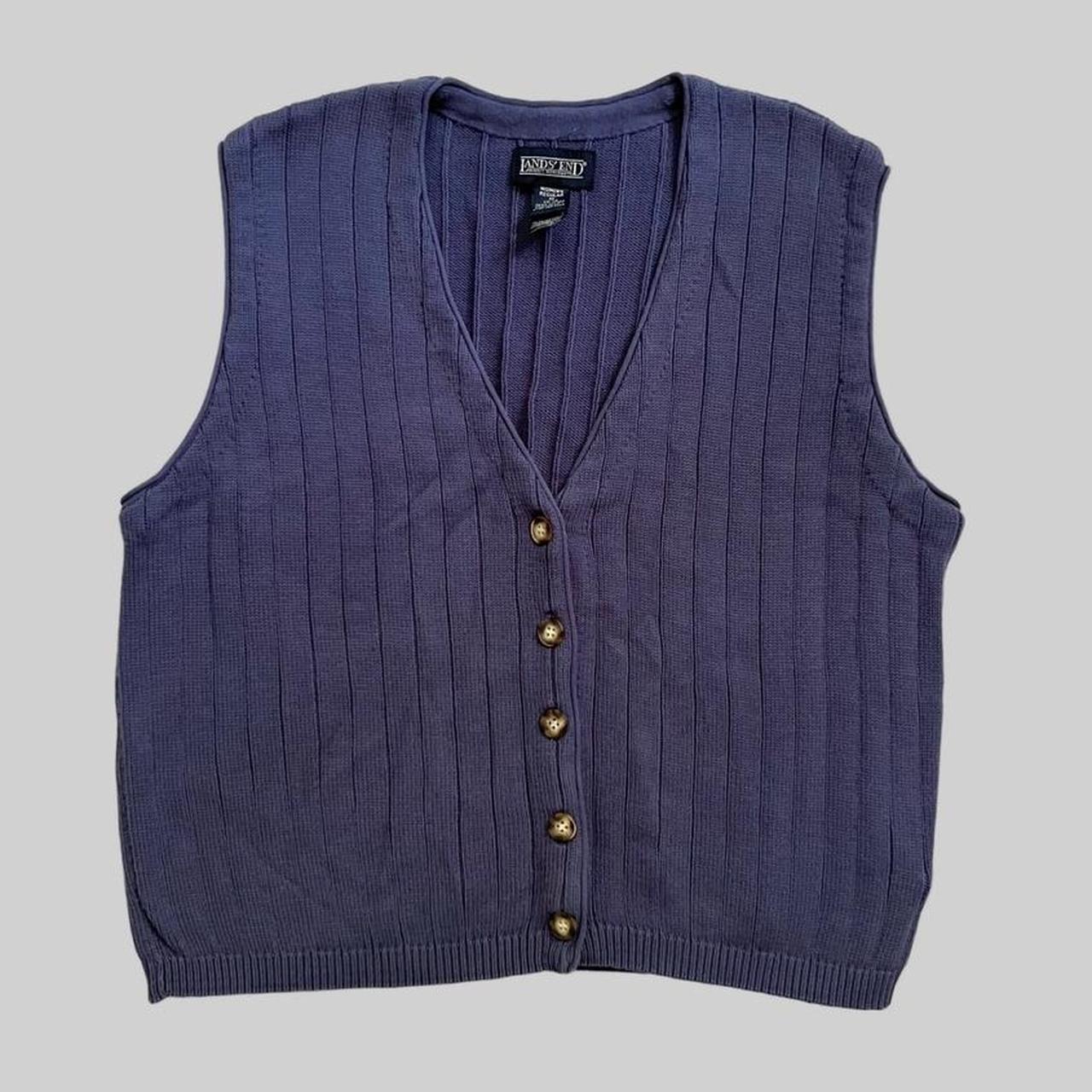 Button down sweater vest. Super soft and... Depop