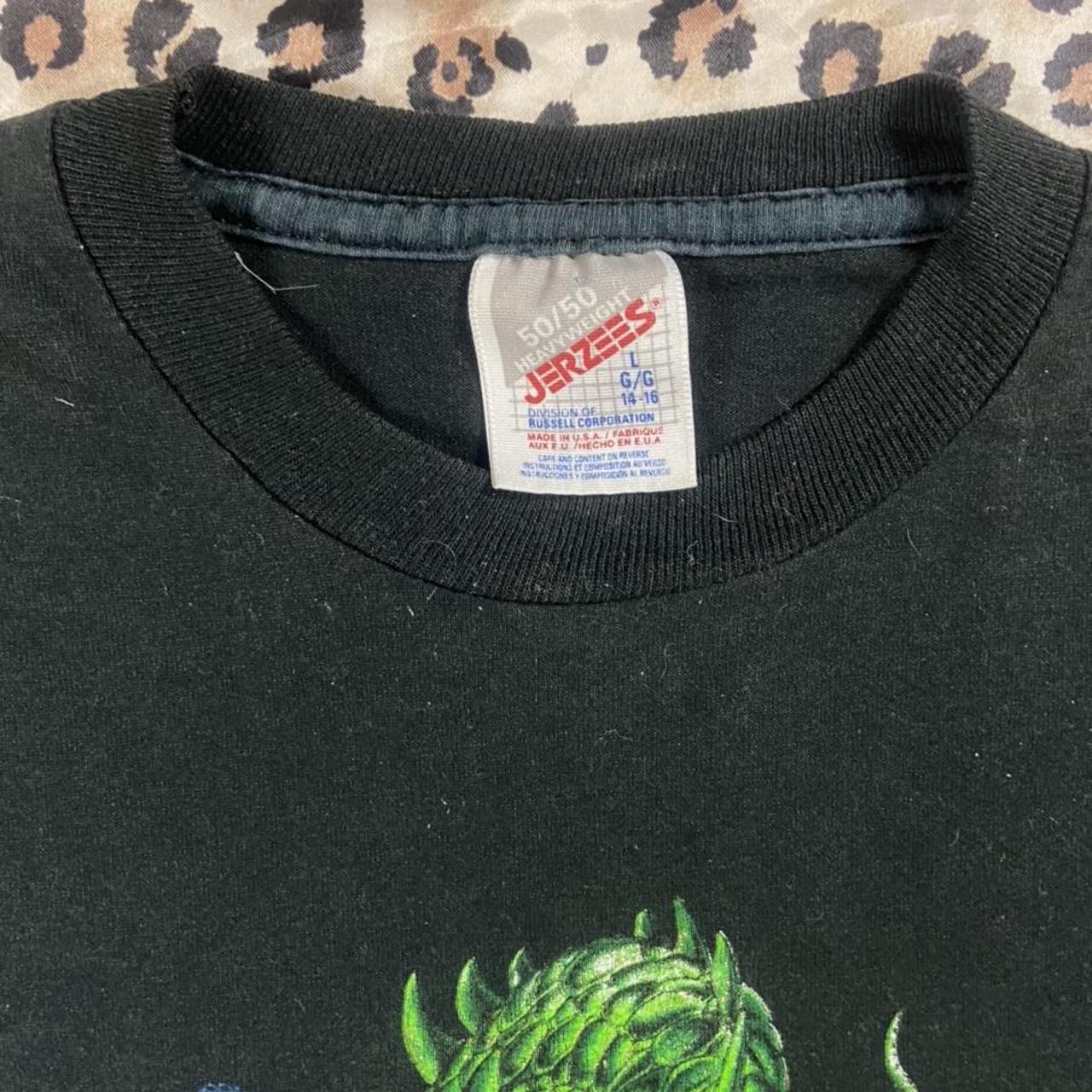 Vintage Dragon Glitter Graphic Busch Gardens Shirt - Depop