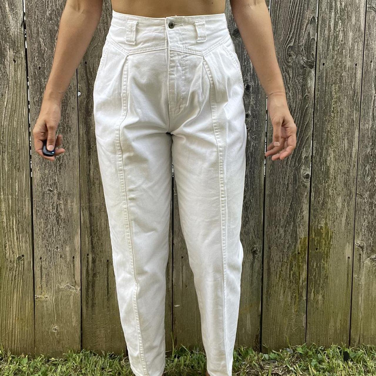 American Vintage Women's White Jeans (2)