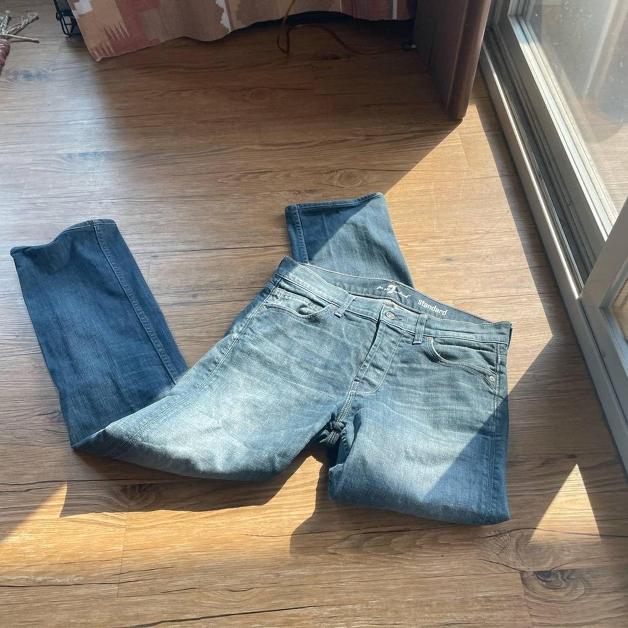 7 For All Mankind Jeans Men's 32 standard Straight... - Depop