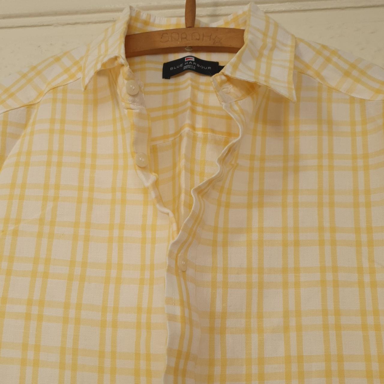 Brand New Linen Shirt from Blue Harbour at Marks and... Depop