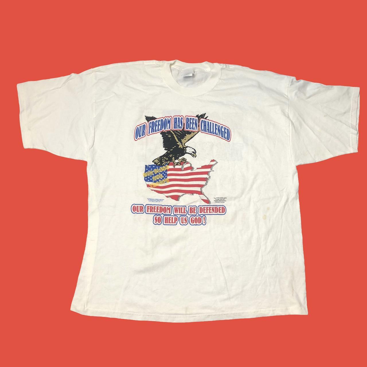 SICK Vintage 00s Osama Bin Laden America Shirt 🔥🔥... - Depop