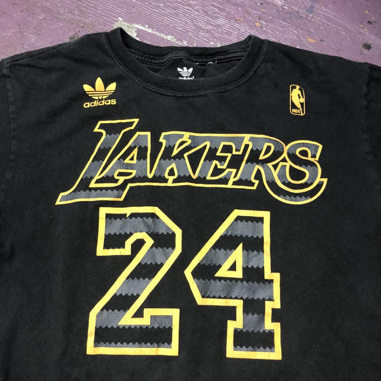 Adidas Kobe Bryant Los Angeles Lakers t shirt. - Depop