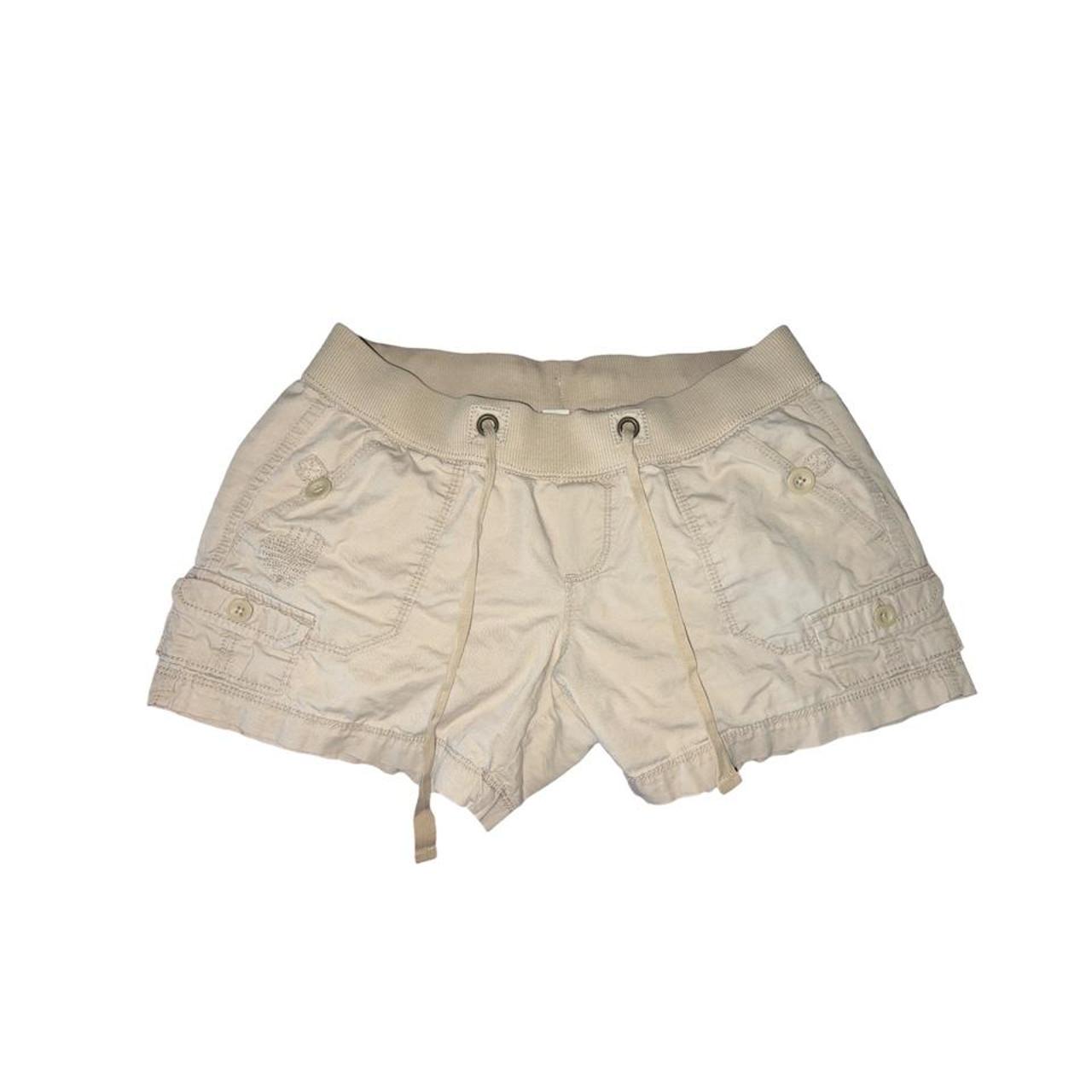 low rise cargo shorts