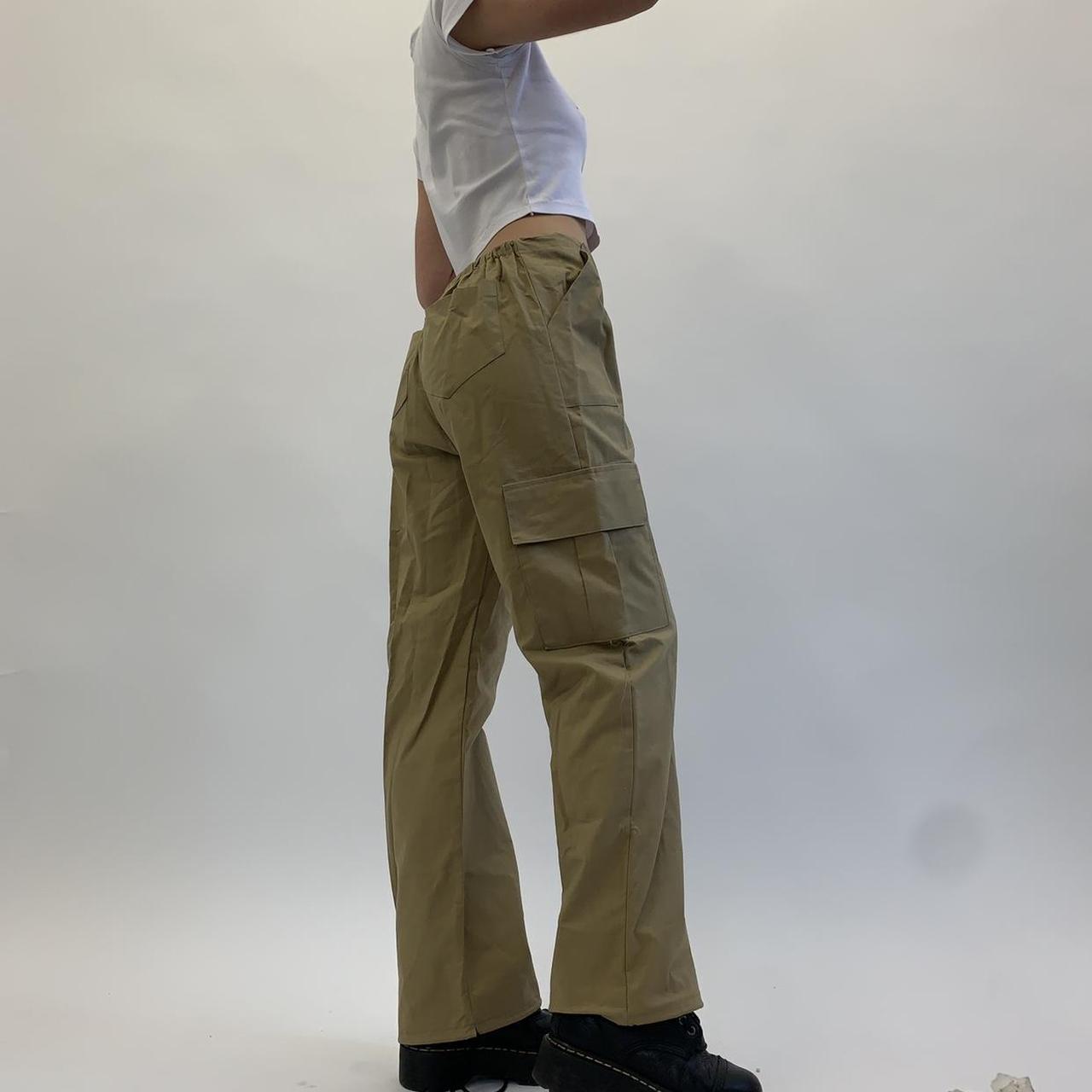 brown cargo trousers