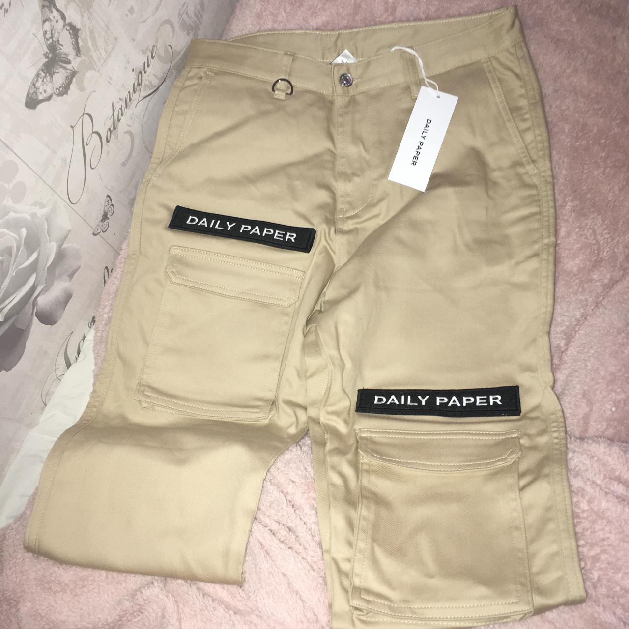 Daily paper cargo pants Beige Size M Never... Depop