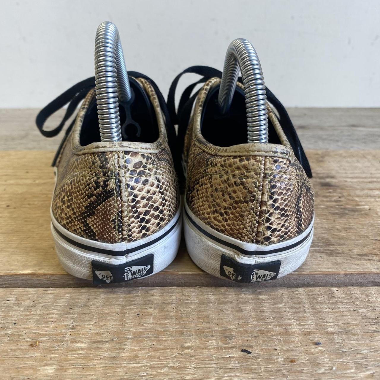 FREE POSTAGE Vans women s snakeskin trainers. Depop