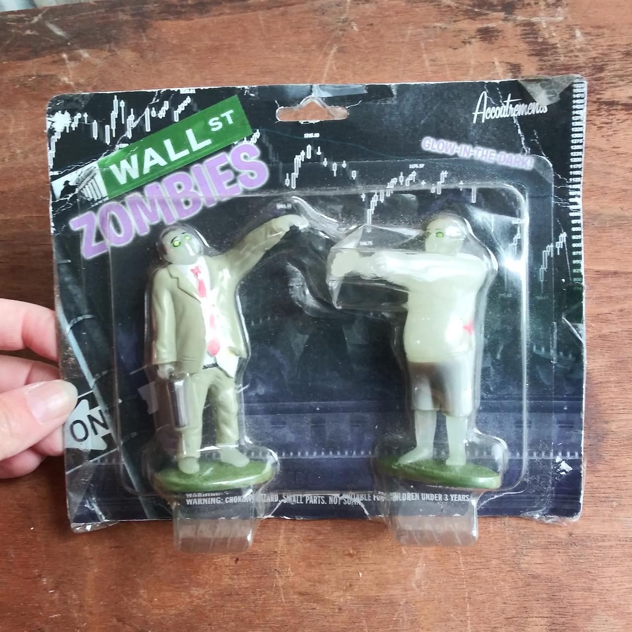 Wall Street Zombies figurines, Glow in the Dark,... Depop