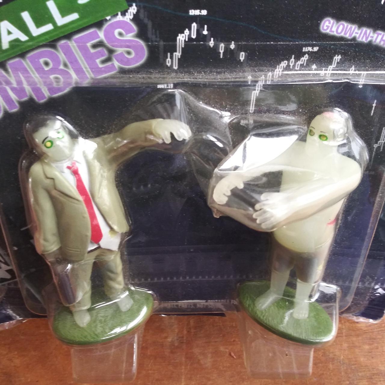 Wall Street Zombies figurines, Glow in the Dark,... Depop