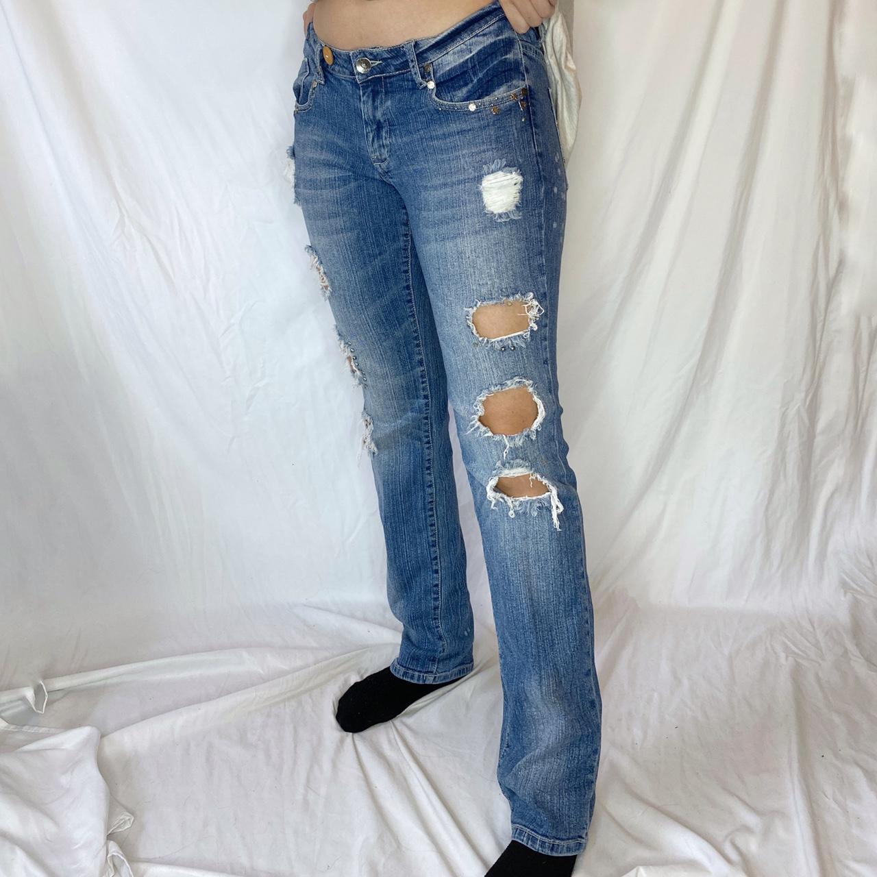 Product Image 2 - cut out low rise jeans

these