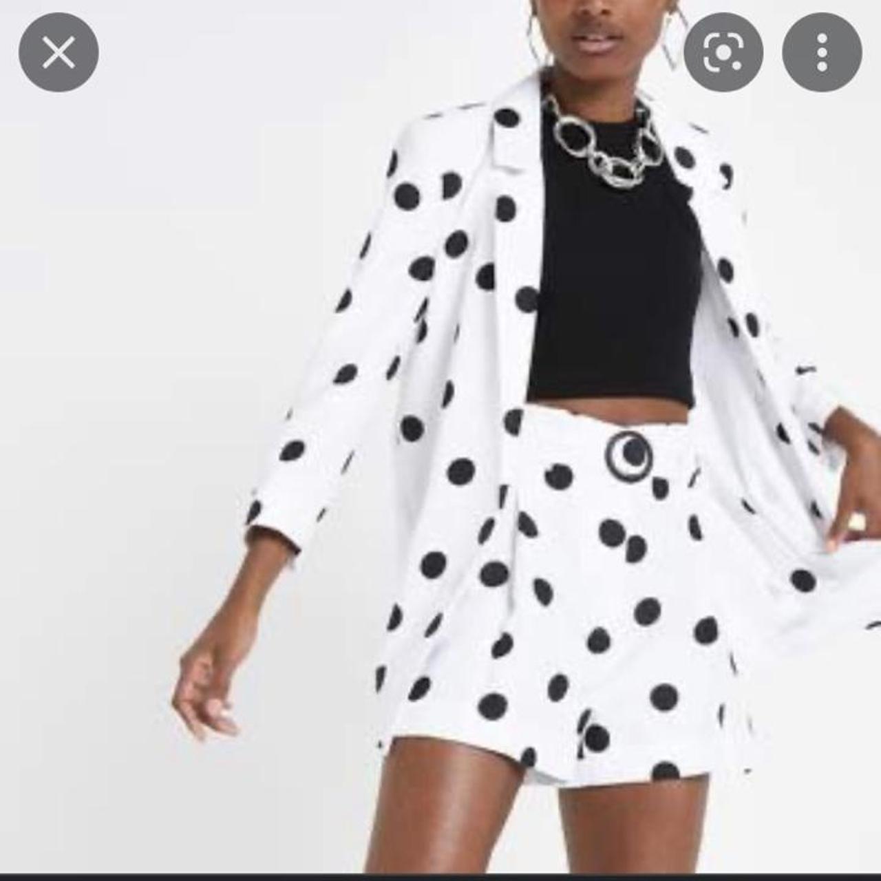 River island polka dot shorts on sale