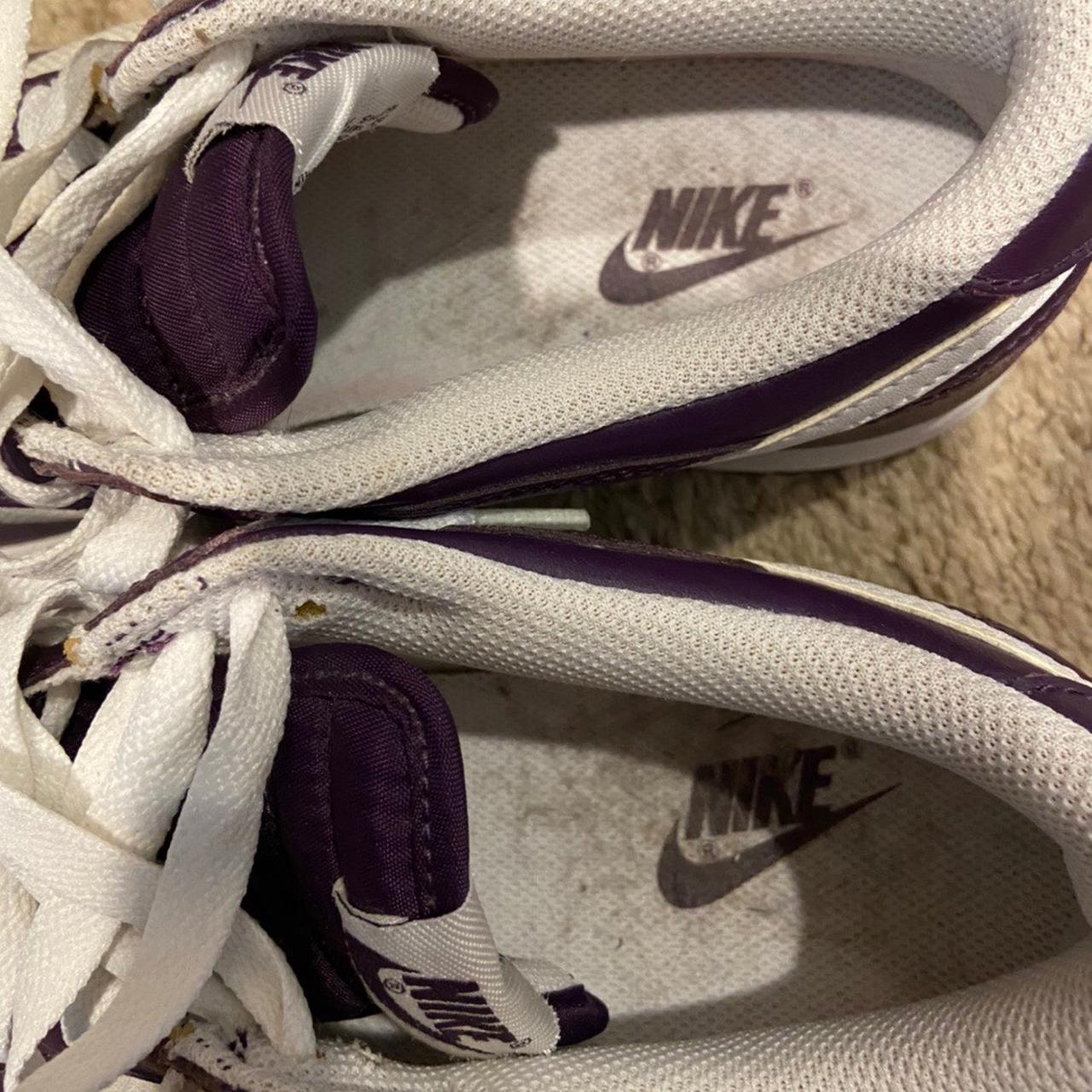 nike gray and purple