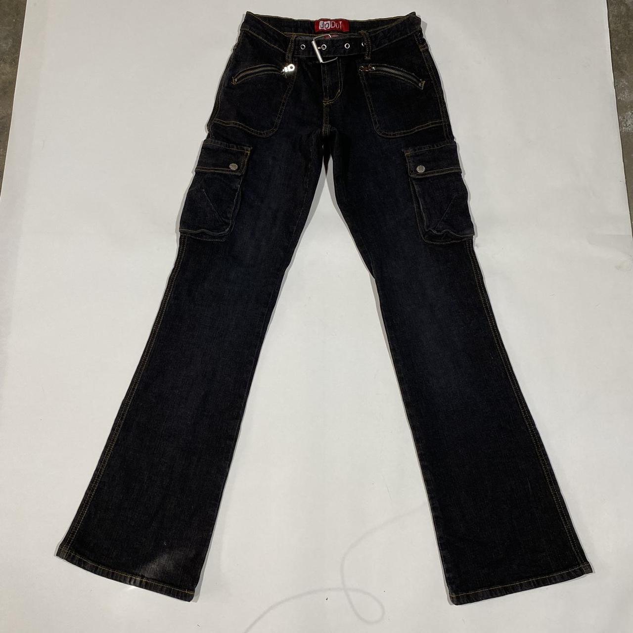 cargo flare jeans