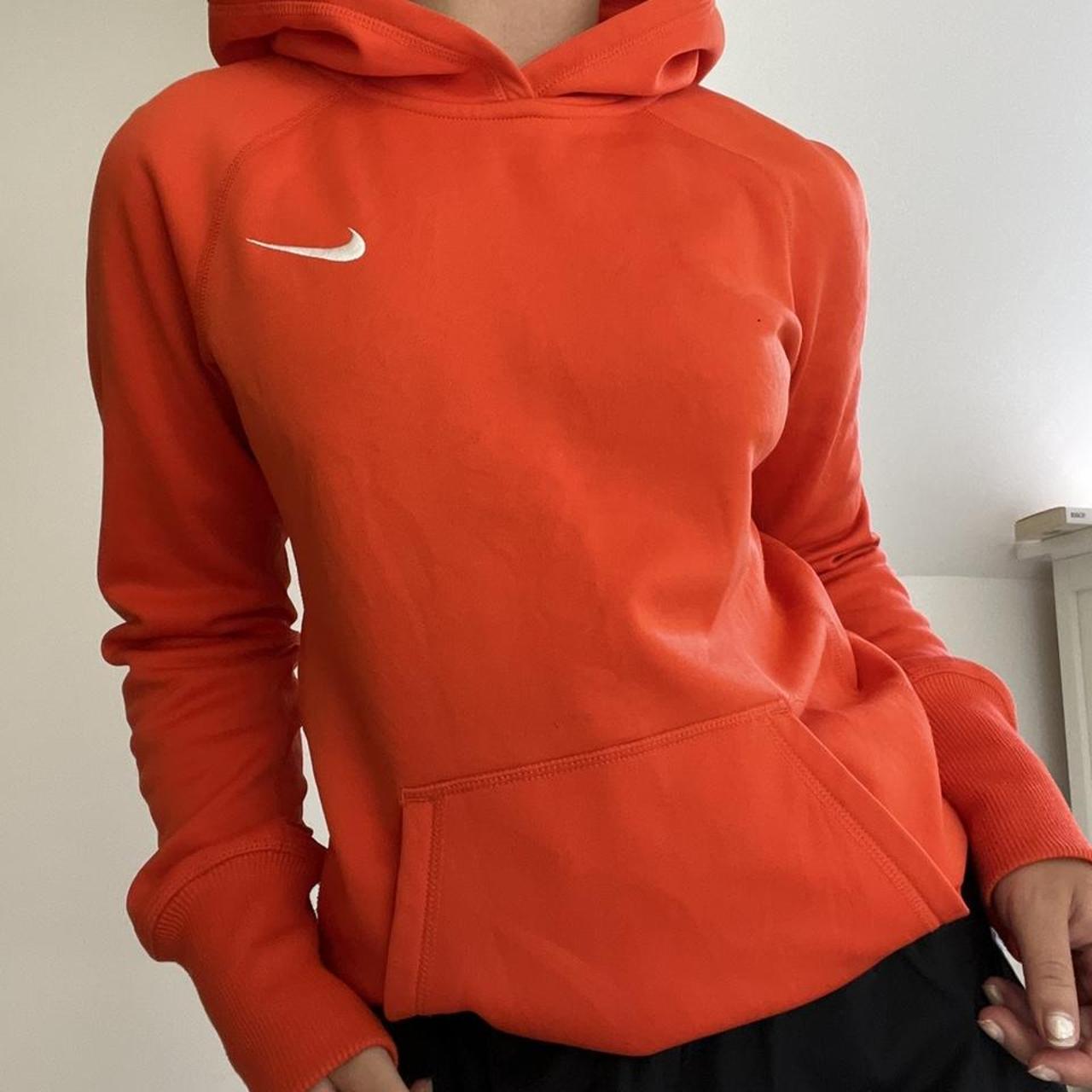 nikelab hoodie orange
