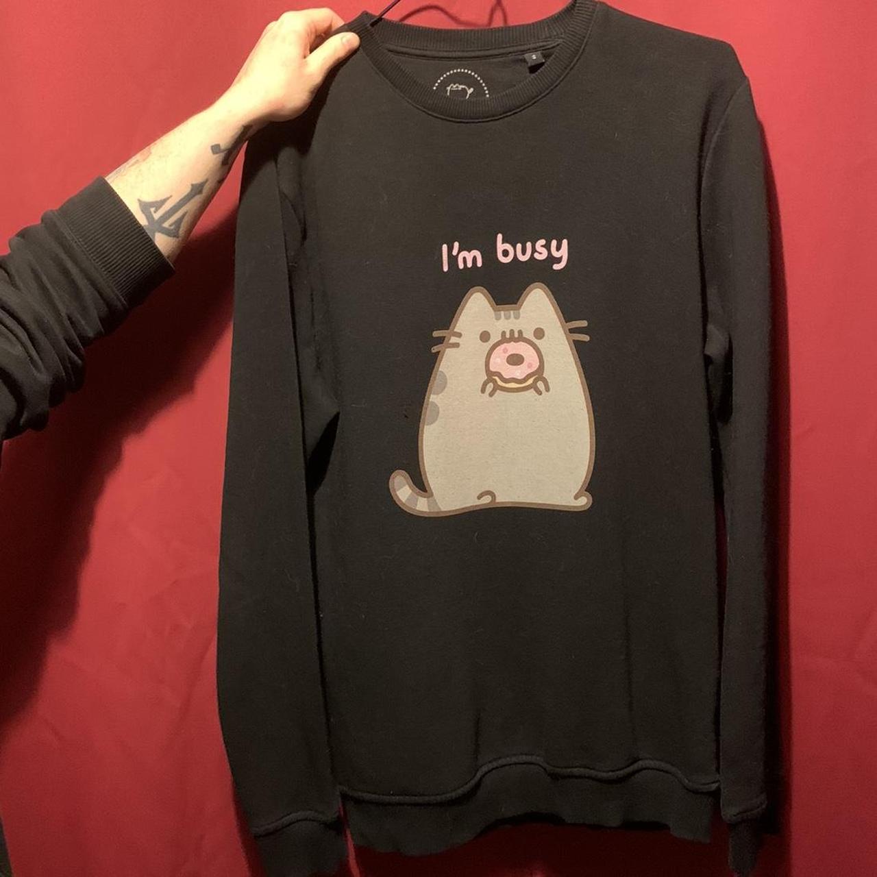 Pusheen Jumper - Size Small (this is quite a fitted... - Depop