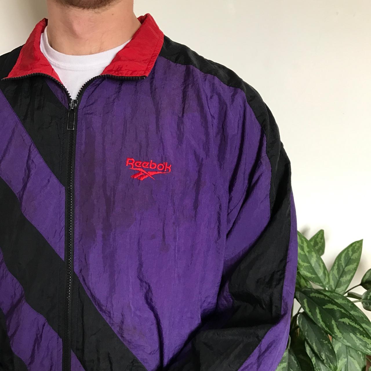 Reebok jacket store vintage purple