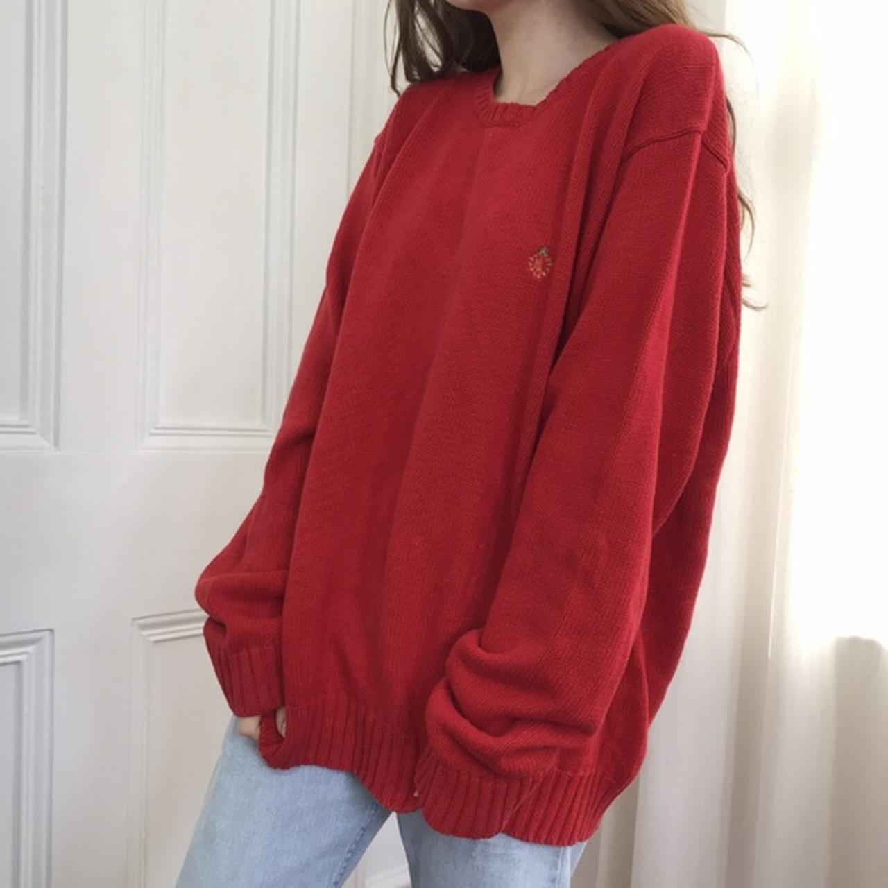 insane slouchy ralph lauren thick knit jumper /...