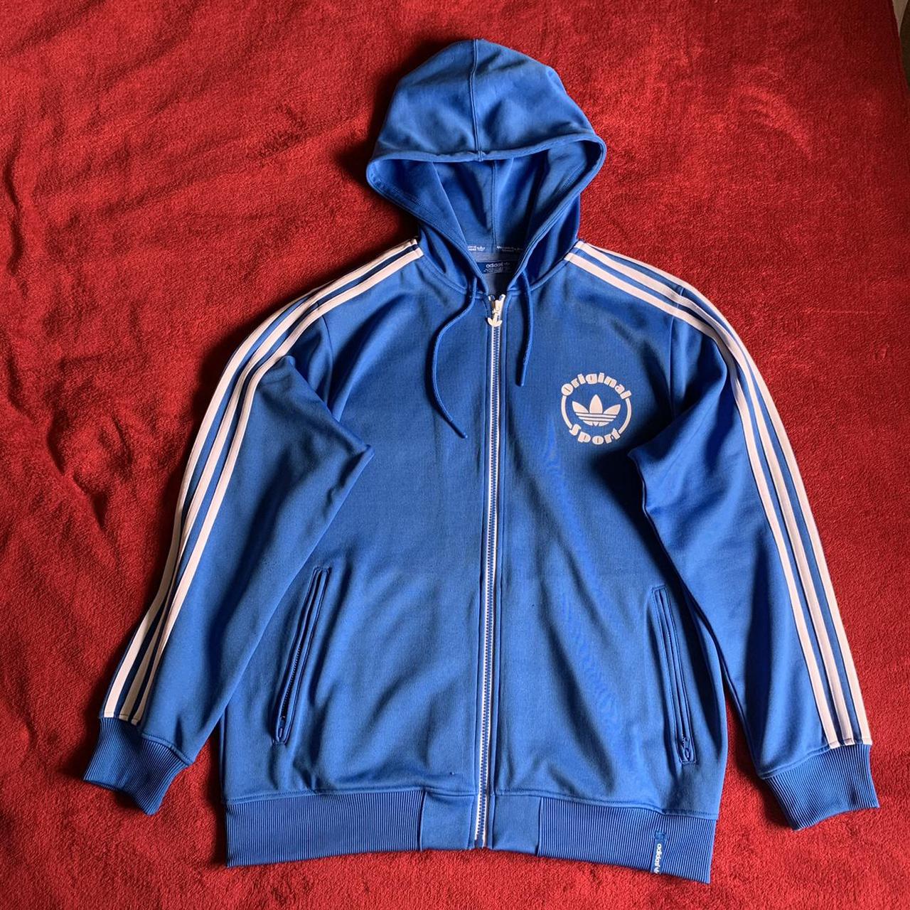 Adidas Originals Zip Up Track Jacket Hoodie Sick Depop