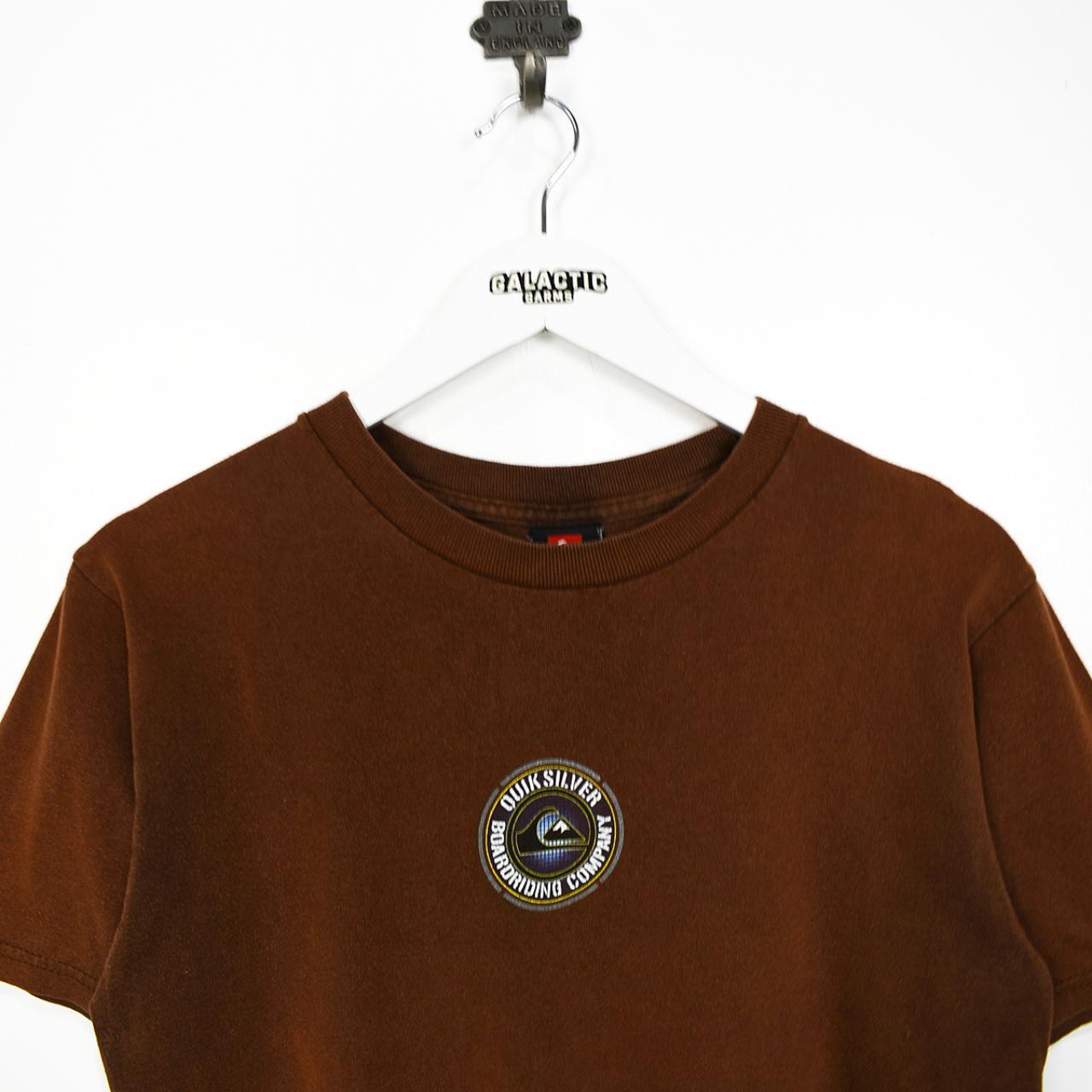 Quiksilver Men's Brown and Black T-shirt (3)