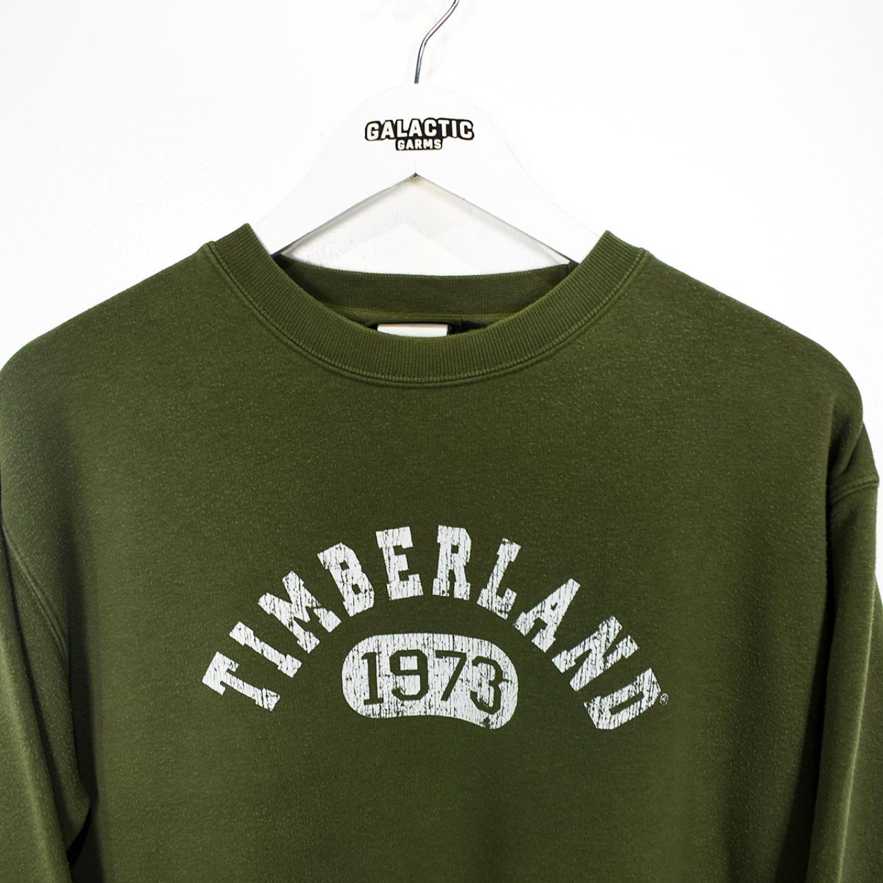 Green Timberland Y2k Sweatshirt FREE... - Depop
